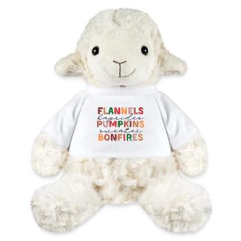 🍂 Flannels, Pumpkins & Bonfires – Fall Vibes - MiniFeet® Sheep Annika - white - Front