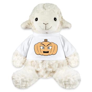 Haunted Halloween Spooky Pumpkin - MiniFeet® Sheep Annika - white - Front