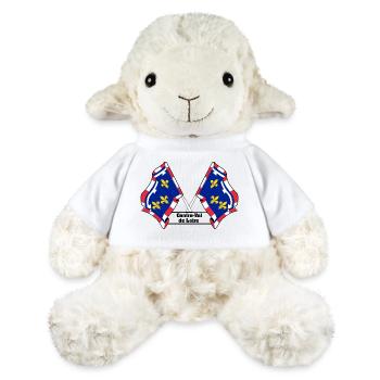 Texte du Centre-Val de Loire - Mouton en peluche Annika MiniFeet® - blanc - Devant