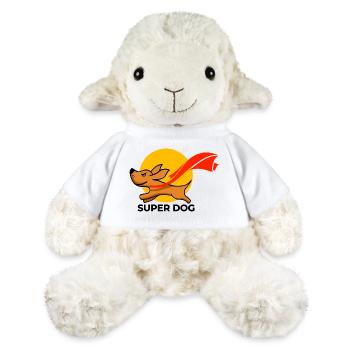 Sanglier sprinteur au soleil - Mouton en peluche Annika MiniFeet® - blanc - Devant