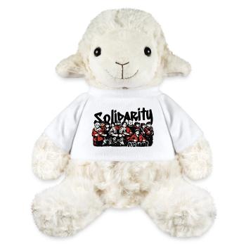 Solidarité communautaire antifasciste - Mouton en peluche Annika MiniFeet® - blanc - Devant