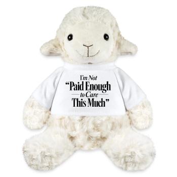 Funny Saying Office Job Work - MiniFeet® Sheep Annika - white - Front