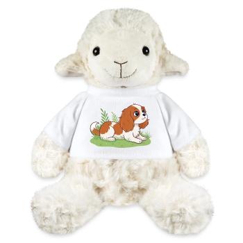 Welpenreiter auf Happy Grass - MiniFeet® Schaf Annika - Weiß - Vorne