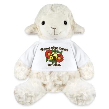 Sauver les abeilles ou mourir - Mouton en peluche Annika MiniFeet® - blanc - Devant