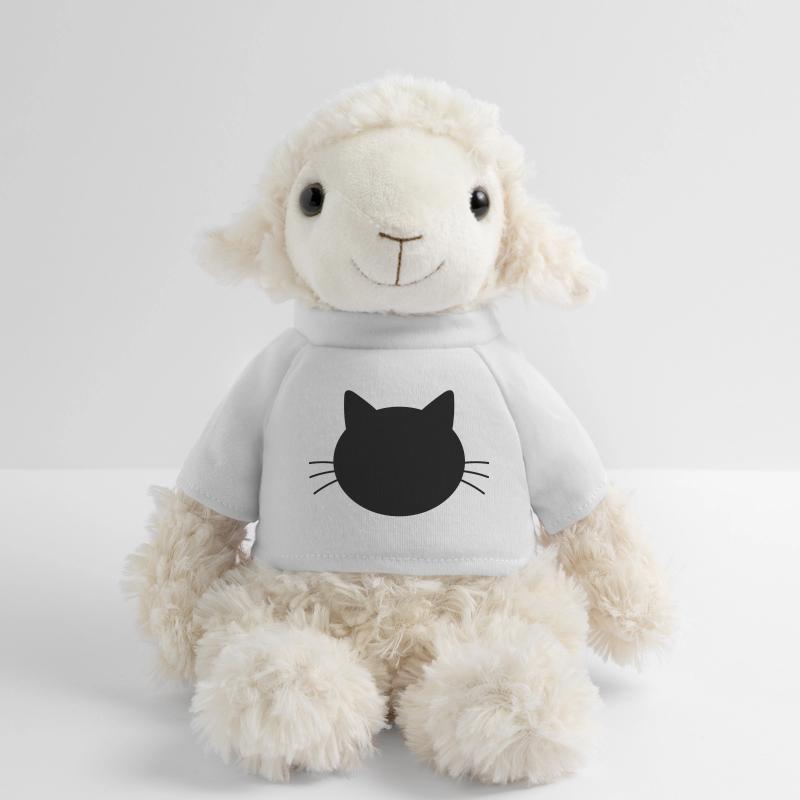 Tête de chat Mouton en peluche Annika MiniFeet®