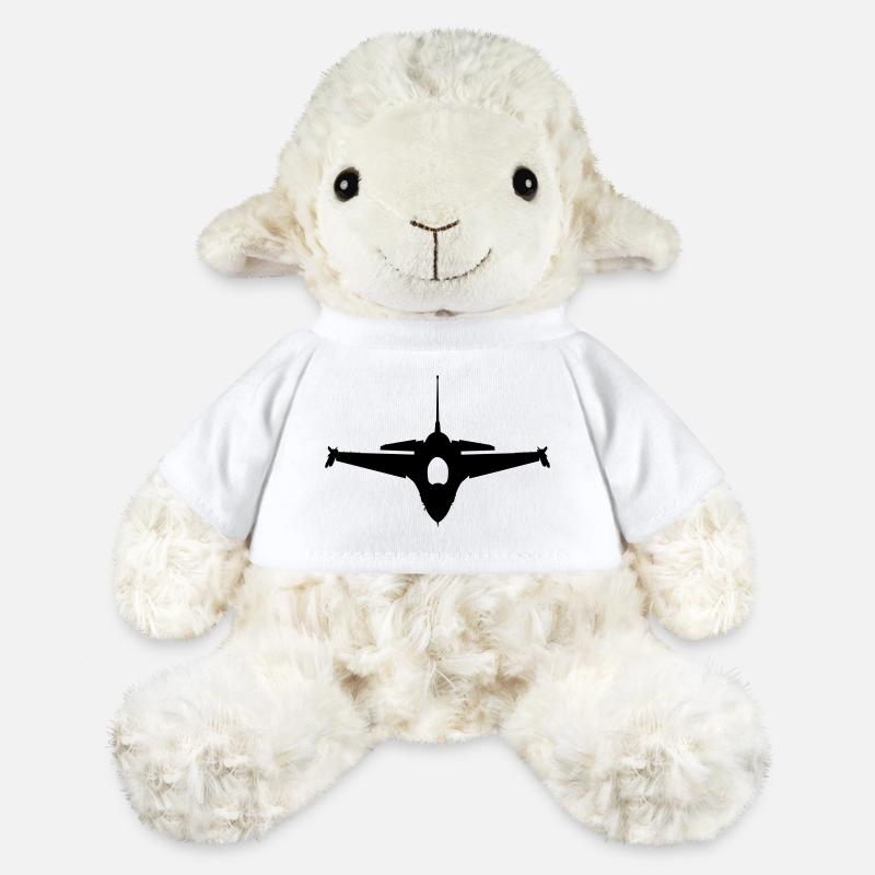 Flugzeug - MiniFeet® Schaf Annika - Weiß
