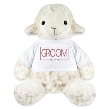 2023 Verlobungsgeschenk Hochzeit des Bräutigams - MiniFeet® Schaf Annika - Weiß - Vorne