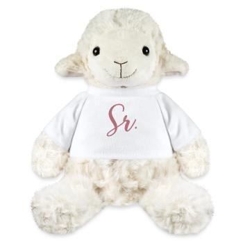 Sr. Verlobungsgeschenk Bräutigam wird Hochzeitsfeier - MiniFeet® Schaf Annika - Weiß - Vorne