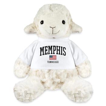 Memphis Arch Flag Tennessee - MiniFeet® Schaf Annika - Weiß - Vorne