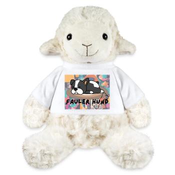 Lazy Dog Sleeping Logo - MiniFeet® Sheep Annika - white - Front
