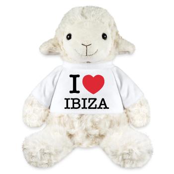 Ich liebe Ibiza | Ibiza | I Heart Ibiza | Spanien - MiniFeet® Schaf Annika - Weiß - Vorne