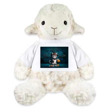 Effrayant Mignon Halloween Chat Effrayant - Mouton en peluche Annika MiniFeet® - blanc - Devant