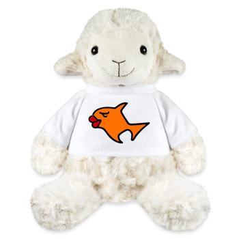 Romantic Fish Illustration - MiniFeet® Sheep Annika - white - Front