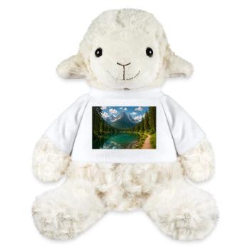 Mountain lake path in the forest - MiniFeet® Sheep Annika - white - Front