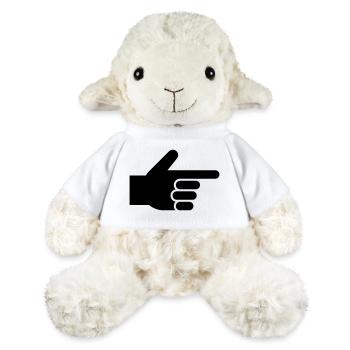 Hand, Zeigefinger, Zeiger - MiniFeet® Schaf Annika - Weiß - Vorne