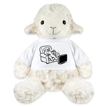 Dog Dog Chill Mode Chips Food TV TV - MiniFeet® Sheep Annika - white - Front
