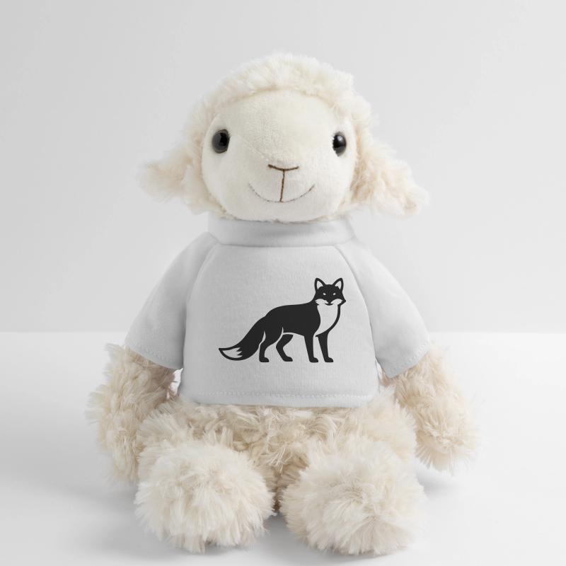 Silhouette d’animal renard Mouton en peluche Annika MiniFeet®