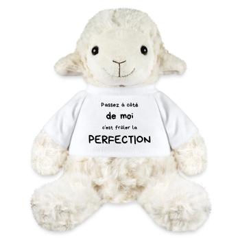 Passez à côté de moi c'est frôler la perfection - Mouton en peluche Annika MiniFeet® - blanc - Devant