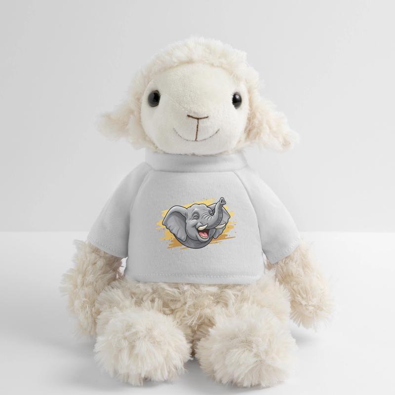 Lachender Elefantenkopf Comic MiniFeet® Schaf Annika