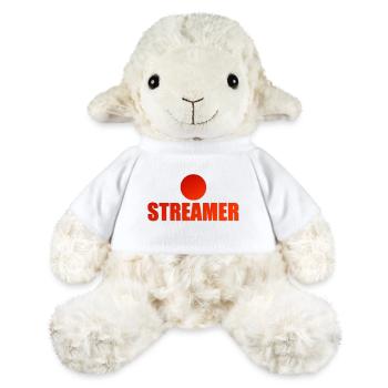 Stream Streamer YouTuber Twitch Twitcher Live - MiniFeet® Sheep Annika - white - Front