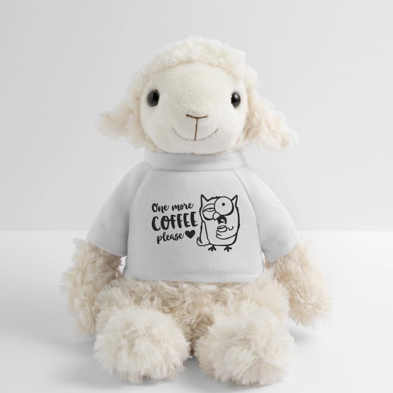 Der frühe Vogel / Eule braucht einen Kaffee MiniFeet® Schaf Annika