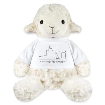 La Rochelle design marron - by Nicolas Poitevin - Mouton en peluche Annika MiniFeet® - blanc - Devant