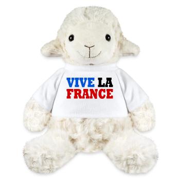 Vive la france - Mouton en peluche Annika MiniFeet® - blanc - Devant