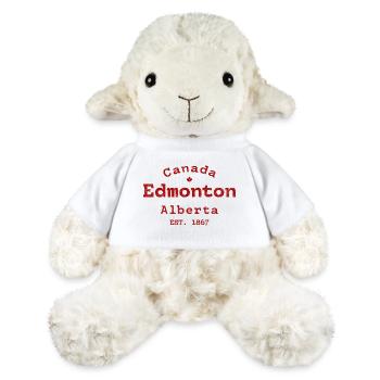 Edmonton Alberta Vintage City Logo - MiniFeet® Sheep Annika - white - Front