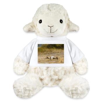 crâne d’un buffle du Cap Paysage en Namibie - Mouton en peluche Annika MiniFeet® - blanc - Devant