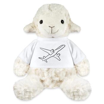 Airplane - MiniFeet® Sheep Annika - white - Front