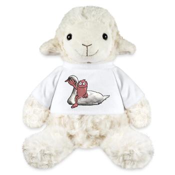 Cavalier de cygne - Mouton en peluche Annika MiniFeet® - blanc - Devant