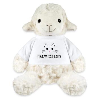 crazy cat lady katze katzenmama haustier süß - MiniFeet® Schaf Annika - Weiß - Vorne