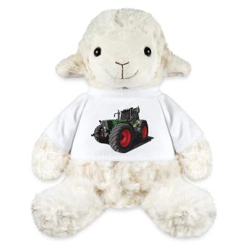 Tracteur classique // Bulldog // Illustration - Mouton en peluche Annika MiniFeet® - blanc - Devant