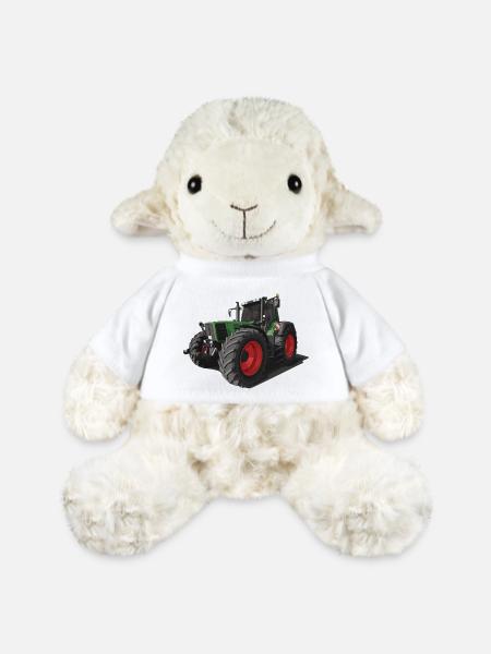 Classic Tractor // Bulldog // Illustration - MiniFeet® Schaf Annika - Weiß