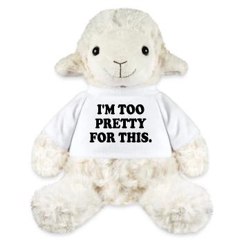 I'M TOO PRETTY FOR THIS - MiniFeet® Schaf Annika - Weiß - Vorne