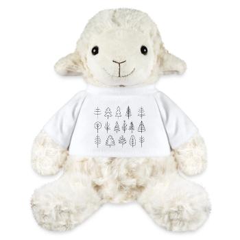Abstrakte Baum-Kollektion - MiniFeet® Schaf Annika - Weiß - Vorne