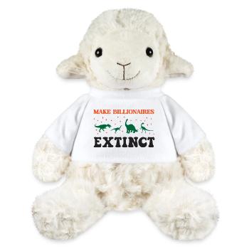 Make Billionaires Extinct - MiniFeet® Sheep Annika - white - Front