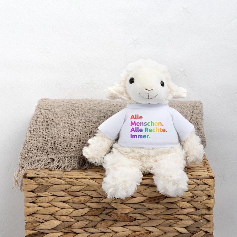 Tous les droits du peuple Déclaration Toujours Mouton en peluche Annika MiniFeet®