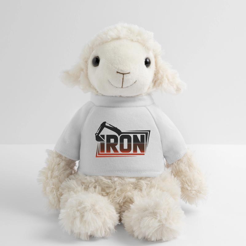 Crimson Gradient Bold Wordmark with Frame MiniFeet® Sheep Annika