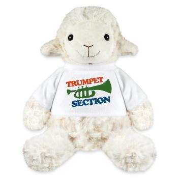Trompetensektion Logo Tee - MiniFeet® Schaf Annika - Weiß - Vorne
