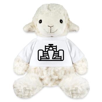 voiture de course - Mouton en peluche Annika MiniFeet® - blanc - Devant