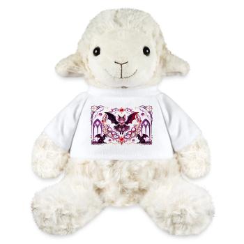 Gothic Vampire Cat Dark Fantasy Witchy Design - MiniFeet® Sheep Annika - white - Front
