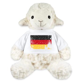 Germany Flag - MiniFeet® Sheep Annika - white - Front