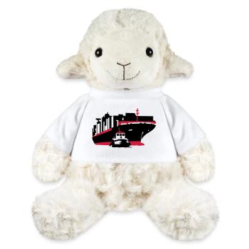 porte-conteneurs - Mouton en peluche Annika MiniFeet® - blanc - Devant
