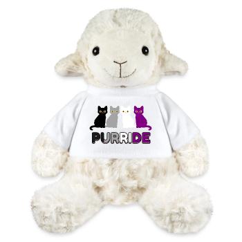 Purride Ace Pride - Mouton en peluche Annika MiniFeet® - blanc - Devant