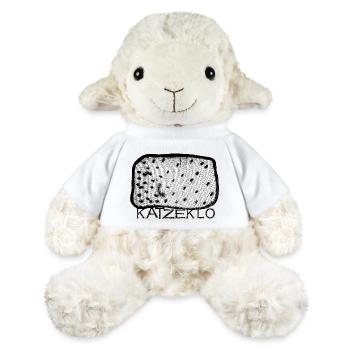 Katzeklo inspiriert von Helge Schneider - MiniFeet® Schaf Annika - Weiß - Vorne