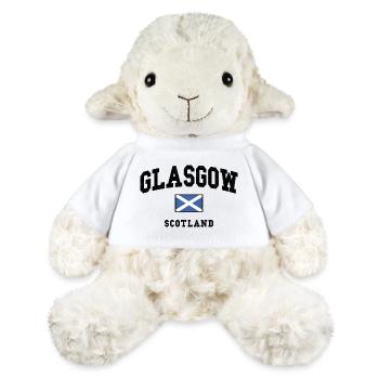 Scottish Flag Salt Cross Design - MiniFeet® Sheep Annika - white - Front