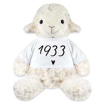 1933 Heart Birthday - MiniFeet® Sheep Annika - white - Front