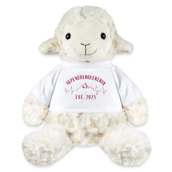 Alpenüberquererin 2025 - Alpenüberquerung Frau - MiniFeet® Schaf Annika - Weiß - Vorne