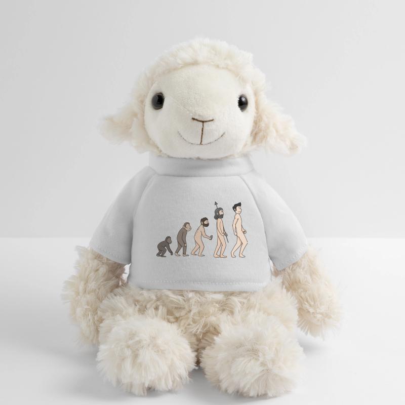Menschheits Entwicklung - Evolution Illustration MiniFeet® Schaf Annika